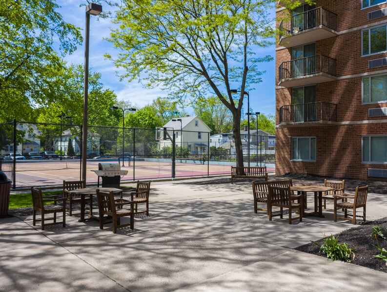 outdoor sitting area